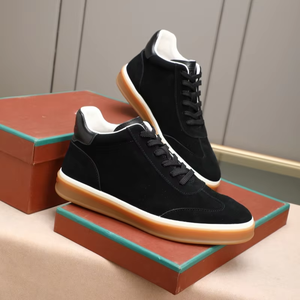 2026 Top Quality Luxury Designer <b>Sneakers</b> Style Men's and Women's Retro Casual Flat Lace-up <b>Leather</b> Winter Spring Casual Shoes - Product Image 3