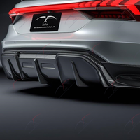 Nouveau kit carrosserie en fibre de carbone style FD pour Audi Etron GT avec lèvre de pare-chocs avant, jupes latérales, aileron arrière et diffuseur 2021+