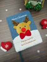 Cahier A5 Série Noël Carnets en peluche renne