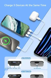 Étui de chargeur de batterie universel à charge rapide 10000mah pour iPhone Samsung <span class=keywords><strong>Xiaomi</strong></span> Huawei Oneplus Sony LG Power Bank Étui de charge - Product Image 3