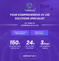 Ampoules de remplacement UV LED Tianhui 365nm 7W/10W Tube de lampe UVA T8 Culot G13 Alimenté par courant alternatif pour le contrôle des nuisibles en intérieur et en extérieur