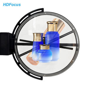 Sistema di Visualizzazione con Ventola LED Olografica 3D a Parete, Insegna Pubblicitaria Commerciale con Scatola Luminosa per Uso Esterno in Negozi e Promozioni - Product Image 1