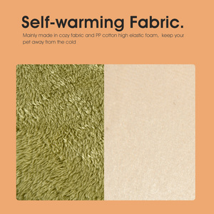 Casa de dormir lavable moderna para mascotas, casa en forma de Seta, tres juegos, cueva para gatos - Product Image 3