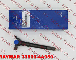 Iniettore di carburante Diesel common rail originale 295700-0290 per D4CB VGT Euro 6 33800-4A950 - Product Image 1
