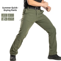 Pantalon tactique Call Dragon, imperméable, coupe-vent, respirant, coton/polyester/spandex, fermeture éclair, pour les trajets quotidiens, multi-poches