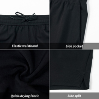 Ensemble court deux pièces pour homme : short et t-shirt de sport, ensemble de jogging Dry Fit pour la course et l'entraînement