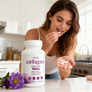 Bestverkochte professionele multi-collageenpeptide beautyproducten <span class=keywords><strong>capsules</strong></span> verhogen de elasticiteit van de huid en ondersteunen de gewrichtsherstel. - Product Image 5