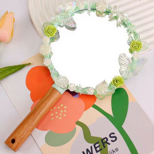 Capa de Telefone Móvel DIY em Gel Cremoso com Flores Barrocas e Borboletas, Acessórios de Cabelo em Plástico/Resina com Técnica de Gotejamento de Óleo - Product Image 4