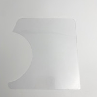 Protection de manche de guitare classique transparente à grande ouverture, autocollante, résistante aux rayures, décorative pour guitare acoustique en bois