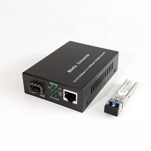 OEM 10/100/1000M 20Km 1 Sợi Để 1To RJ45 UTP Simplex <span class=keywords><strong>SM</strong></span> SC LC Fibre Optic <span class=keywords><strong>Ethernet</strong></span> Phương Tiện Truyền Thông Chuyển Đổi - Product Image 4