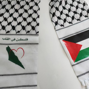 Bufanda Palestina bandera Jacquard 16*150cm 60g Bandera de País chal para <span class=keywords><strong>musulmanes</strong></span> listo para enviar para el Día Nacional de primavera - Product Image 2