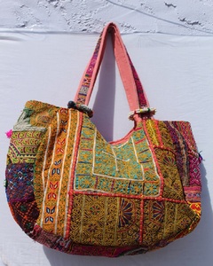 Sac à bandoulière ethnique indien Banjara brodé à la main 2026, pochette colorée bohème grande capacité avec fermeture éclair, imperméable - Product Image 4