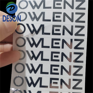 Deson Custom Thin Adhesive Electro form Gold Nickel 3D Logo Transfer Geprägte wasserdichte umwelt freundliche Werbe geschenke Abziehbilder - Product Image 1