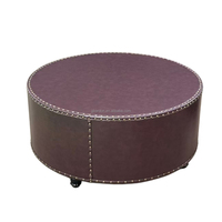 Table ronde vintage de style américain personnalisée pour hôtel, maison, bar ou salon à whisky et cigares
