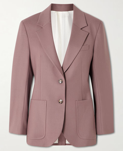 Abrigos de vestir de manga larga de moda para <span class=keywords><strong>mujer</strong></span> al por mayor OEM trajes de oficina abotonados personalizados ropa de abrigo informal - Product Image 3