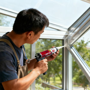 Scellant adhésif en silicone imperméable et résistant aux intempéries pour la construction, gris neutre/bleu/transparent/noir pour le verre, le <span class=keywords><strong>ciment</strong></span> - Product Image 6