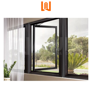 Fournisseurs WANJIA <span class=keywords><strong>Devis</strong></span> rapide Étanchéité Fenêtre à battant en PVC noir Fenêtre française Fenêtres UPVC - Product Image 4