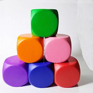 Balle anti-stress en mousse carrée personnalisable, dés en mousse souple à presser, jouets sensoriels pour jeux et cadeaux promotionnels - Product Image 5