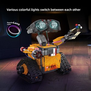 For Building Blocks <strong>Wali</strong> Programming <strong>Robot</strong> Children's Toys Boys Compatible Lego Educational Remote Control APP Function DIY - Product Image 3