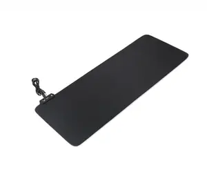 防滑xxl大尺寸防水键盘RGB游戏垫来样定做升华7色RGB鼠标垫大桌垫