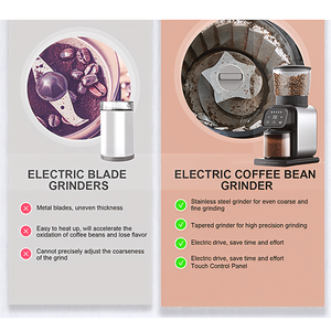 Presse française en acier inoxydable domestique CG-001 avec moulin à café électrique à fraises réglage portable et réglable - Product Image 4