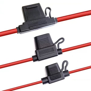 Bloque de Fusibles Impermeable con Cables de Cobre Puro de 30CM - para Modificaciones de Autos/Camiones (Fusibles de Cuchilla ATO/ATC) 10/12/14/16/18AWG 3-120A - Product Image 1