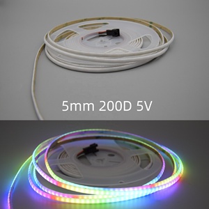 Siêu hẹp PCB 5 mét 160 200led pixels linh hoạt COB Strip ánh sáng dotless dòng nước địa chỉ WS2812 rgbic COB <span class=keywords><strong>LED</strong></span> Strip <span class=keywords><strong>Lights</strong></span> - Product Image 4