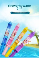 Jouet canon à eau d'été pour enfants, pistolet à eau extractible pour jeux de plage et combats aquatiques, jouets feux d'artifice