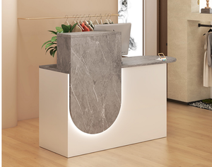 Comptoir de bar, caisse enregistreuse, comptoir de magasin, petit et simple, supermarché, style luxe léger et haut de gamme, comptoir de réception de salon de beauté - Product Image 3