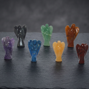 <b>Chakra</b> Angel Fountain Hand Carved Gemstone Love Theme 1.5 Inches Home Decor From Gujarat Crystalexport.com - Product Image 4