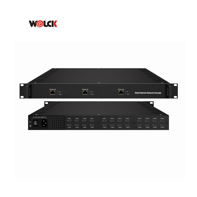 Digital TV 3228M-N 4/8/16/24/32 Channels HEVC/ H.265 MPEG 4 AVC/H.264 Encoder SPTS Output MPEG HD Encoder