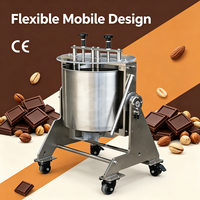Machine à fabriquer du chocolat du grain à la barre, melangeur à pierres pour le broyage du cacao