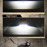 Nouveau projecteur antibrouillard LED double super lumineux 53W, 3 pouces, universel, 12V, étanche IP67, faisceau haut/bas 5500K pour feux de conduite automobile