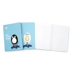 School Books Stationary 2022 New Arrivals Children School Hardcover Notebook Funny Kid Cute Notebook with Sponge Animal A5 Diary
