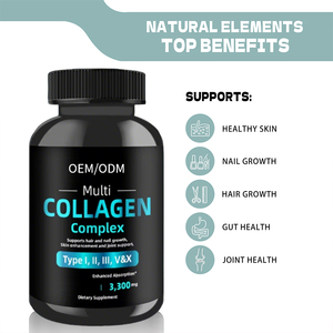 Capsules de collagène à haute dose avec glutathion, antioxydant, éclaircissant pour la peau, blanchissant, anti-âge, <span class=keywords><strong>complément</strong></span> de beauté et de santé - Product Image 3