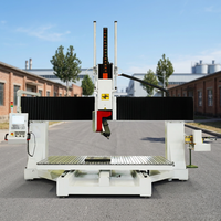 Routeur CNC pour le bois Hiteco à haute précision, 5 axes, entraînement par vis à billes, conception 3D unique, haute rigidité, moteur AC380V/50HZ 9.0kW