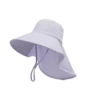 Sombrero de Sol de Ala Ancha Estilo Formal 2024, Unisex, Protección UV, Protección para el Cuello, para Pesca, Ciclismo, Viajes, Uso Diario, Ajustable - Product Image 3