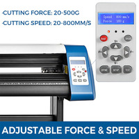 Plotter de Corte de Vinilo de 28 Pulgadas (720 mm) con Brazo, Plotter de Contorno Automático, Plotter Graphtec con Rodillo de Espina de Acero