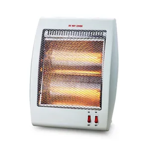 Carbon fibre electric ir heaters halogen tube lights infrared space heater with quartz for room