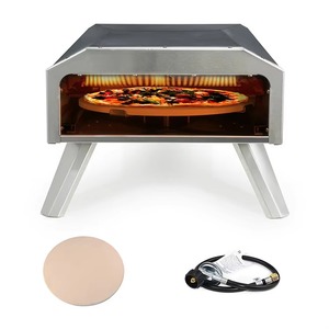<span class=keywords><strong>Four</strong></span> à pizza <span class=keywords><strong>électrique</strong></span> portable en promotion, <span class=keywords><strong>mini</strong></span>-machine à pizza rotative à gaz pour boulangerie, automatique, en acier inoxydable - Product Image 1