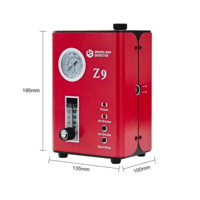 Detector de Fugas de Humo Automotriz Z9 con Manómetro y Medidor de Flujo Ajustable