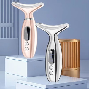 New Electroplating Vibration Hot Compress Face Beauty Device Portable Home Neck Personal Care Skin Firming Beauty Instrument - Product Image 2