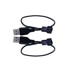 USB To 3Pin Cable Overmolded Cable Assemblies Chassis Fan Conversion Cable