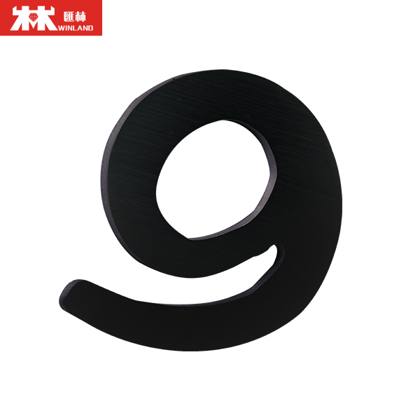 Высококачественная фигурка 9 с буквенным знаком, 100 мм, с наклейкой 3m