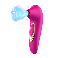 Vibrateur suceur stimulateur clitoridien masseur point G 100% étanche pour femmes lesbiennes
