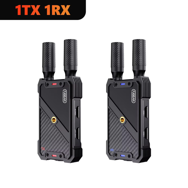 Wireless KVM HDMI Transmitter & Receiver 400M/1312FT, 1080P 60Hz, Ultra-Low Latency for DSLR Live Streaming & Outdoor Control