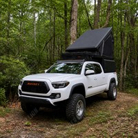 Tenda Kanvas Soft Shell untuk Hilux Camper - Tahan Air Empat Musim, Pembukaan Otomatis Cepat untuk Petualangan Luar Ruangan dan Perjalanan Overland