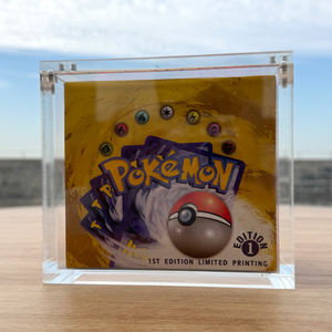 TCG UV Protection Acrylique Pokemon Acrylique Booster Box 1999 Base Set Unlimited <span class=keywords><strong>VIDE</strong></span> Booster Box Anglais Acrylique Vitrine - Product Image 5