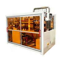 Formeuse de boîtes alimentaires à servomoteur PLC automatique haute vitesse, facile à utiliser, pour cartons et caisses
