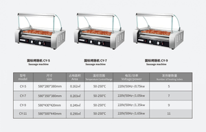 Máquina de cocina automática para perros calientes de salchichas de alta productividad Chuangyu 5/7/9/11 tubos actualizados al estándar nacional - Product Image 4